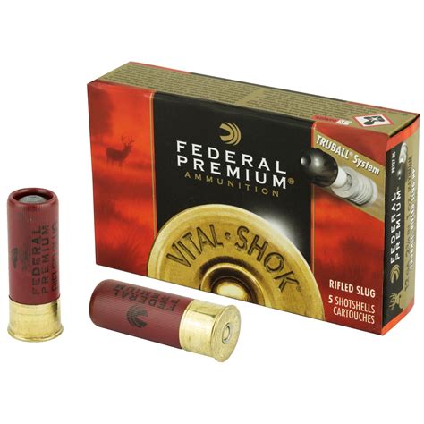 Federal Premium Truball Hollow Point Rifled Slug Shotgun Ammunition