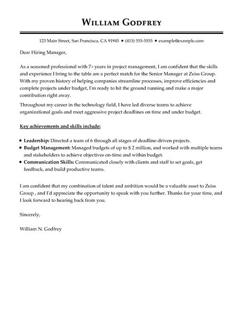senior sales executive cover letter cover letter