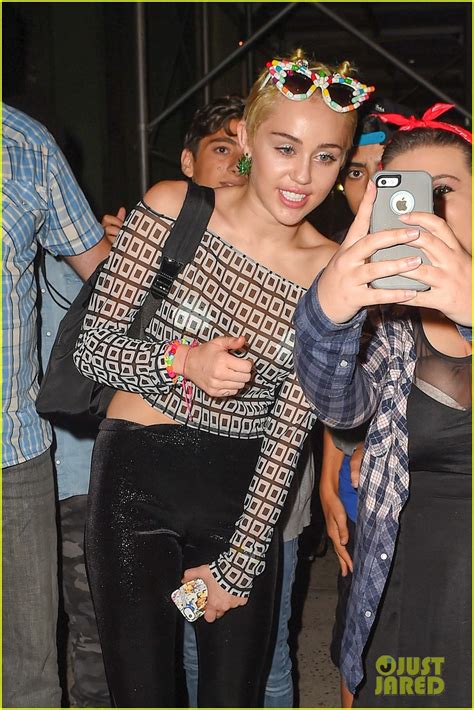 Miley Cyrus Parties In Pasties For Nyfw Photo 3191600 2014 New York