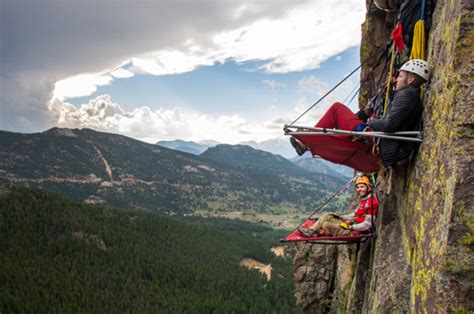 cliff camping in colorado usa would you sleep in a tent