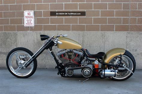 custom chopper motorcycle trike