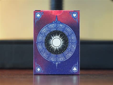 ecliptic zodiac playing cards dead  paper
