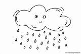 Ausmalbild Regenwolke Ausdrucken Malvorlage Wetter Datei sketch template