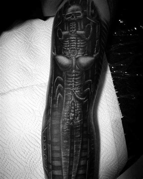 50 Hr Giger Tattoo Designs For Men Swiss Painter Ink Ideas