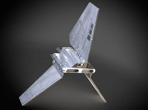 star wars lambda t4a class shuttle 3d model in fantasy spacecraft 3dexport