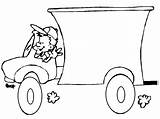 Lastwagen Chauffeur Lkw Vrachtauto Mewarnai Truk Malvorlagen Malvorlage Kleurplaat Transporte Meios Camiones Dibujos Colorare Transportes Disegni Trasporti Colorat Animasi Coloring sketch template