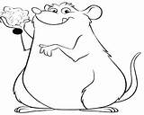 Ratatouille Coloring Pages Getcolorings sketch template