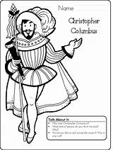 Christopher Columbus Coloring Pages Getcolorings sketch template