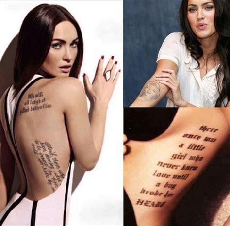 Megan Fox S All Plastic Surgery And Tattoos Before And