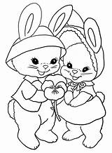 Pansy Bunnies sketch template