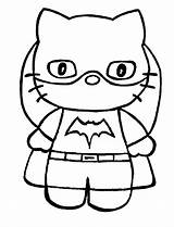 Batgirl Batwoman Hellokitty Kolorowanki Jako Tudodesenhos Azcoloring sketch template