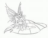 Coloring Pages Fairy Beautiful Drawing Kids Fairies Library Clipart Ballerina sketch template