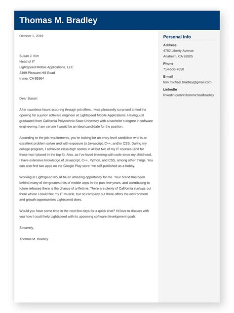 spacing   cover letter    letter template collection