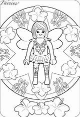 Playmobil Fairies Ausmalen Feen Spielzeug Schuette Spaß sketch template