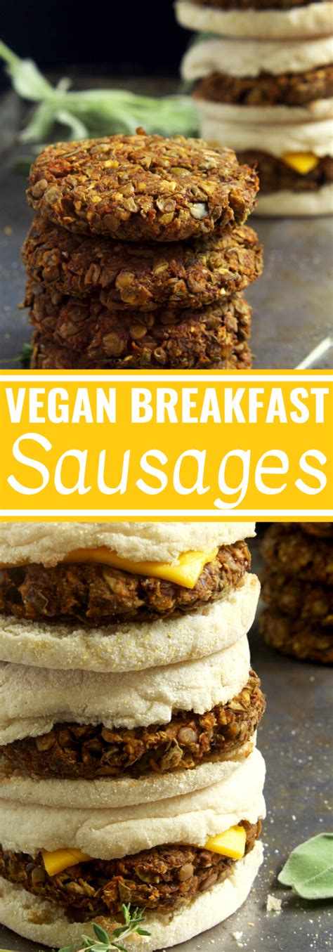 vegan breakfast sausage vegan recipes