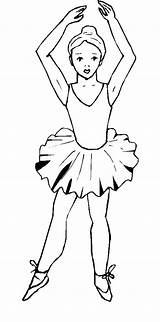 Ballerina Coloring Pages Printable Kids Colouring Balerina sketch template