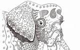 Difficult Elephants Procoloring Effortfulg sketch template