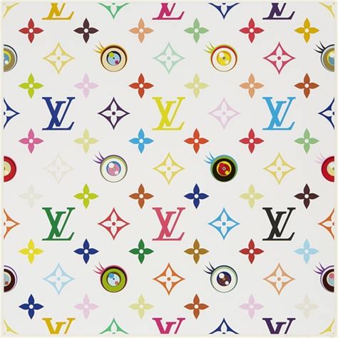 Louis Vuitton Eye Love Superflat White By Takashi Murakami