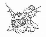 Coloring Pages Dragon Train Dragons Popular Cartoon sketch template