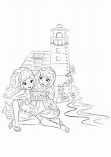 Lego Friends Coloring Pages Girls sketch template