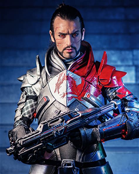 mass effect blood dragon armor cosplay  leon chiro cosplay geektyrant