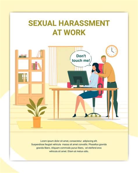 Cartoon Of The Sexual Harassment Illustrations Royalty Free Vector