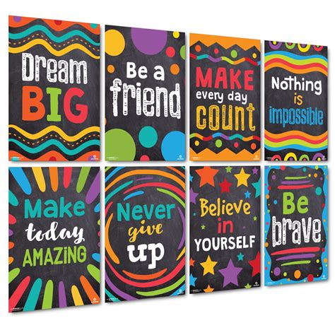 sproutbrite classroom decorations motivational posters  teachers inspirational bulletin