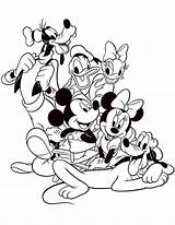 Mickey Coloring Mouse Clubhouse Pages Printable Everfreecoloring sketch template