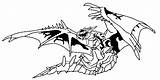 Rathalos Lineart sketch template
