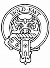 Clan Macleod Hold Fast Badge House Motto Houseoftartan sketch template