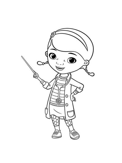 mcstuffins coloring pages