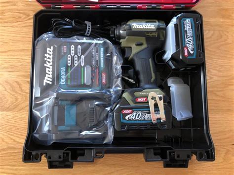 マキタ Makita 充電式 インパクトドライバ Td002grdx O カラー オリーブ 40v 2 5ah セット品 新品 未使用