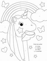 Coloring Color Pages Unicorn Letter Letters Activities Printable Kids Activity Number Unicorns Sheet Printables Alphabet Worksheets Preschool Fun Chest Toy sketch template