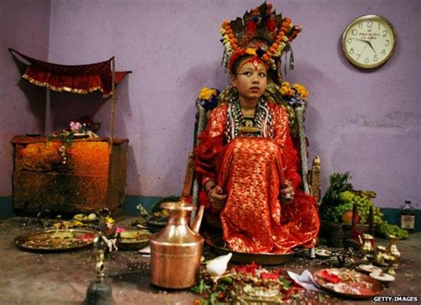 Nepal S Living Goddess Who Still Has To Do Homework Bbc News