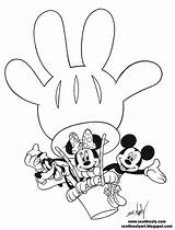 Mickey Mouse Coloring Minnie Disney Balloon Air Hot Uploaded User Pages Friends sketch template