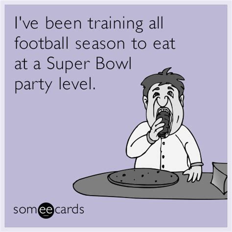 ive  training  football season  eat   super bowl party