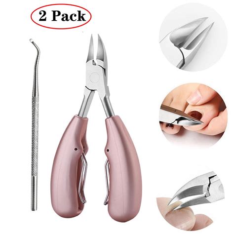 amerteer podiatrist toenail clippers professional thick ingrown toe nail clippers  men