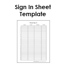 blank sign  sheet templates tims printables
