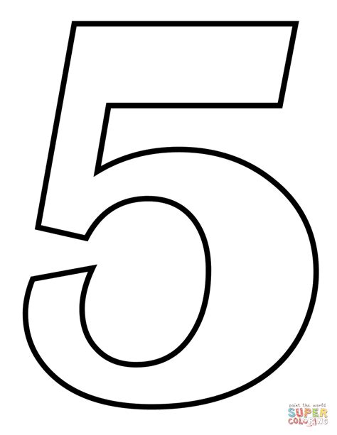gambar number  coloring page  printable pages click easy numbers