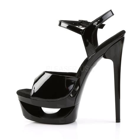 Black 16 5 Cm Eclipse 609 Platform Stiletto High Heels