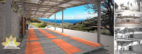 yoga deck construction diy tinos eco lodge