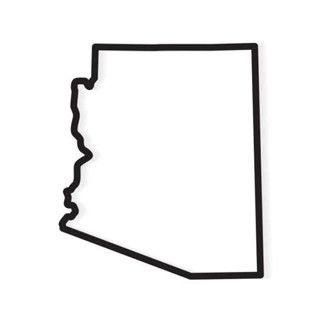 arizona map shape text outline scalable vector graphi vrogueco