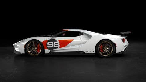 ford gt heritage edition  studio collection graphics package revealed autoevolution