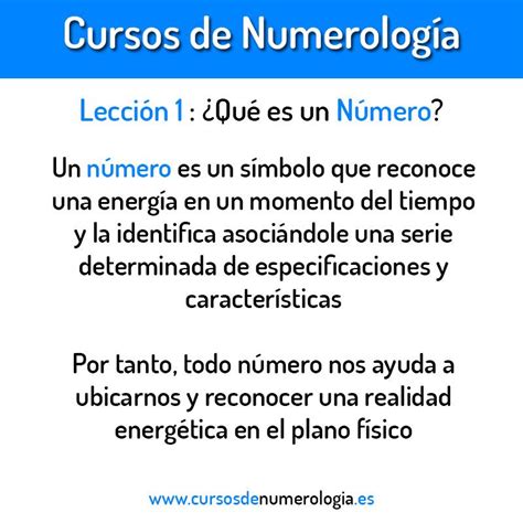 ¿qué es un número cursos de numerología profesional