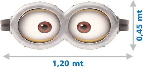 Adesivo Olhos Minions óculos Mundo Do Adesivo Elo7