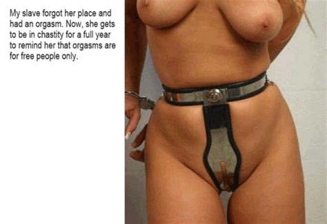 female chastity belt vibrator orgasm