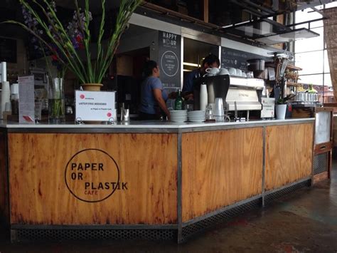 stylish industrial design  screams artistry paper  plastik cafe