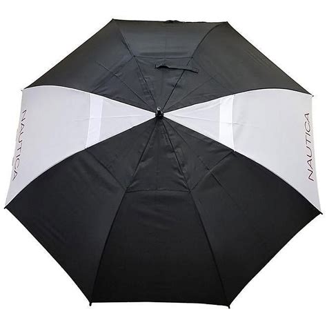 nautica home  piece vented golf  person umbrella set black