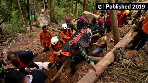 Death Toll From Indonesia Landslide Climbs To 17 The New York Times