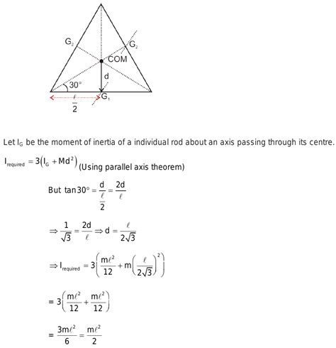 rods  joined  form  equilateral triangle  side